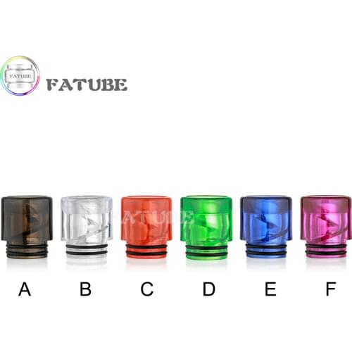 FATUBE Spiral 810 Drip Tip MTL MouthPiece Anti Spit-Back Drip Tip 810 straw