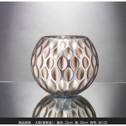 Bohemian-style Point Glass Vase Home Decor Dry Flower Living Room decoration vases floreros jarrones decorativos moderno modern