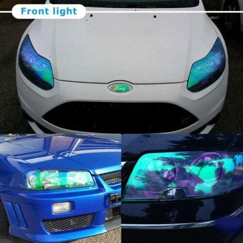 30*200 cm Shiny Chameleon Auto Car Styling headlights Taillights Translucent film lights Turned Change Color Car film Stickers