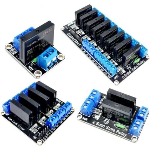 2A In DC 5V Out AC 240V G3MB-202P 1/2/4/8 Channel Solid State Relay