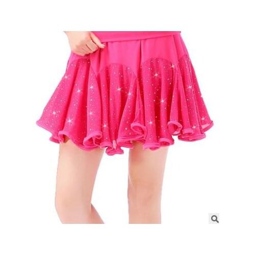 1pcs/lot Woman Latin Dance Skirt For Sale Cha Cha/Rumba/Samba/Tango skirt For Dancing Practice Performance star latin skirt