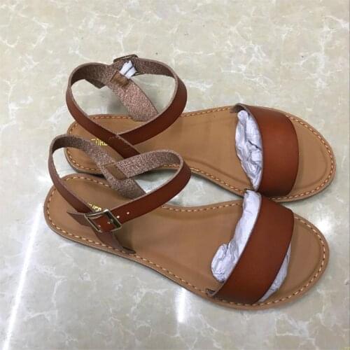 Hot Sale Plus Size Thong Sandals Summer Women Flip Flops Pu Casual Beach Flat With Shoes Rome Style Female Sandal Low Heels