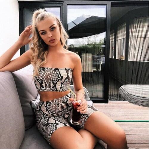 Womens Autumn Casual Shinny Tube Top Shorts Bodycon Two Piece Set Outfits Short Sport Jumpsuit Sets