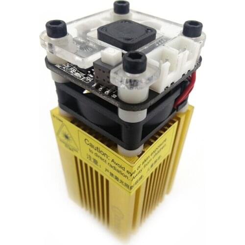 445nm-1000mw Gold Laser Module DI Messa A Fuoco Blue Laser Incision Testa Laser, 1W 2p Port Laser Diode Tube