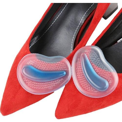 2PCS Silicone Forefoot Pads Foot Care Tool Shoe Patch Insoles Inserts Massager High Heels Anti-Slip Pain Relief Durable