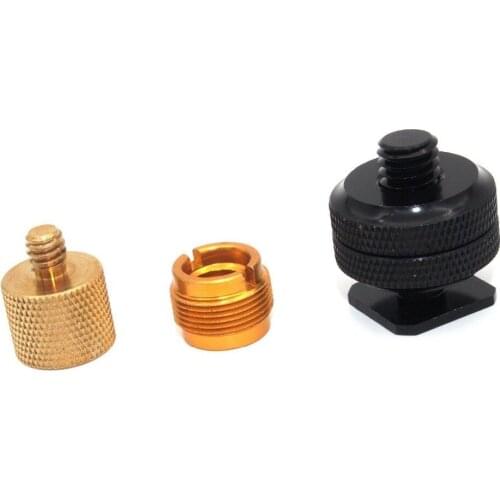 3PC Bulk Mixed Professional Camera Screw Adapter 1/4" to 3/8" to 5/8" adaptors