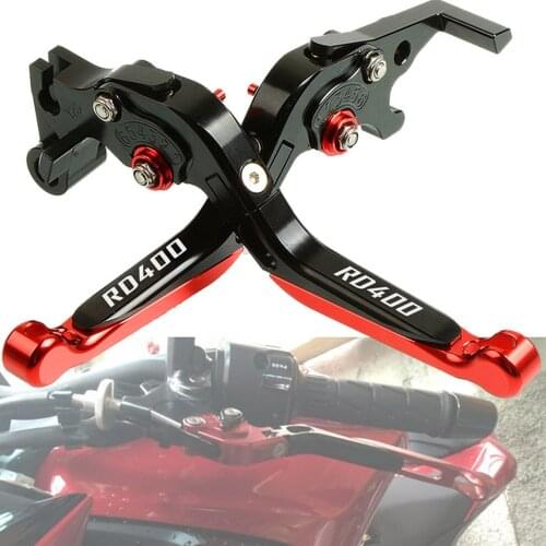 Motorcycle Motorbike Accessories Handlebar Grips Adjustable Folding Brake Clutch Levers For YAMAHA RD400 RD 400 1976 1977-1979