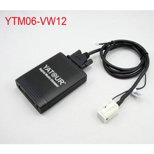 Yatour Car Digital CD Music Changer USB MP3 AUX adapter for VW Polo 2005-2011 Golf mk3 Passat b4 b6 T5 2003-2011 SD MP3 Player