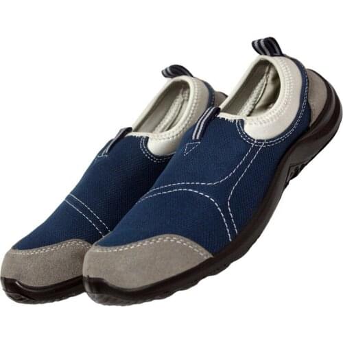 Anti-smashing steel toe boots elastic buckle breathable welding military tactics fashion casual anti-static microporous shoes