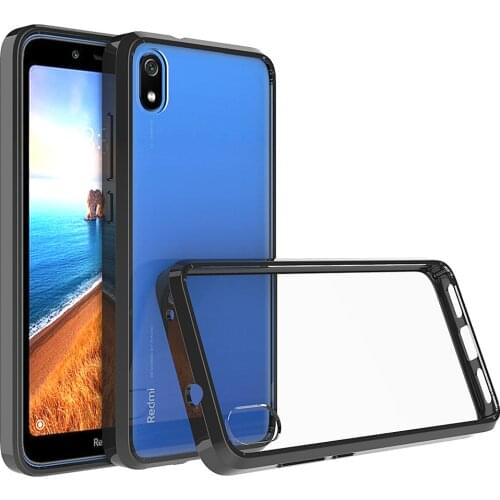 Silicone Bumper Case for Xiaomi Redmi 7A Case for Redmi 7A Shockproof Hard Clear Back Cover