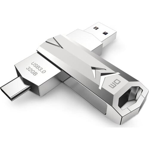 DM PD098 USB3.0 Flash Drive to Type-C OTG Metal Pen Drive Key USB C Flash Disk High Speed pendrives 128G Memory Usb Stick