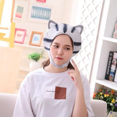 Cute Kitten Headgear Hat Photo Props Cartoon Cat Animal Headgear Plush Hat Photography Props