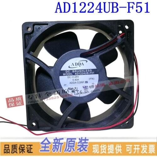 Original AD1224UB-F51 12038 24V 0.40A double ball cooling fan