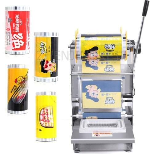 Lunch Box Sealer Tools Package Fresh Fast Food Box 220V/800W Sealing Machine Semi-automatic Electric Takeaway Box Seal Equipment