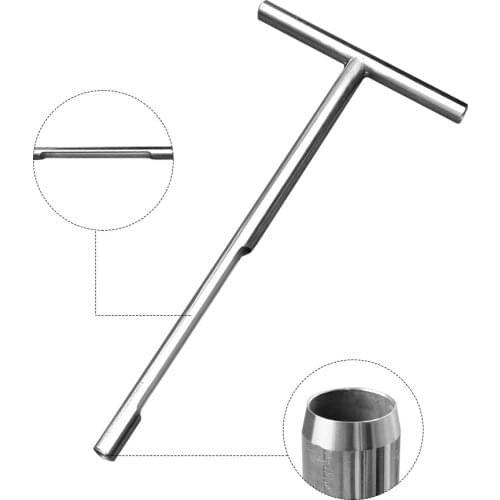 Soil Sampler Probe 20 Inch Stainless Steel Soil Test Kits Durable Outdoor Tubular Golf Course Lawn Stainless Steel Garden Probe