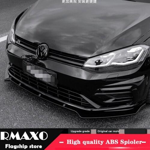 For Volkswagen GOLF 7.5 Body kit spoiler 2014-2018 For GOLF T ABS Rear lip rear spoiler front Bumper Diffuser Bumpers Protector