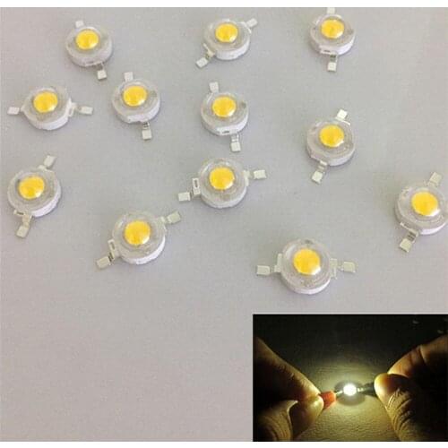 10Pcs/Set 3W LED High Power Super Bright Lamp Beads Night Light for Flashlight Stage Yard