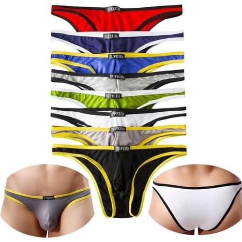 8PCS/6/4/1PCS Sexy Mens Underwear Briefs Modal Slip Homme Panties Bikini Mens Briefs Lingerie Bulge Pouch Jockstrap Gay Shorts