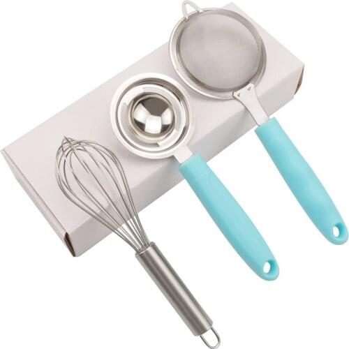 Egg White Egg Yolk Separation Egg Beater Household Baby Food Supplement Colander Steamed Egg Liquid Strainer Tools