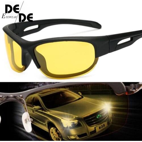 2019 Hot Sale Car Drivers Night Vision Goggles Anti-glare Polarizer Sunglasses Men Driving Sun Glasses Male Accessories