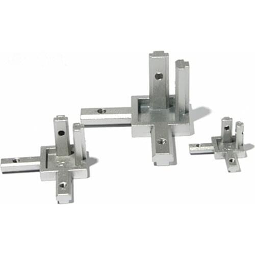 3-way corner connector L type End Bracket Match Use Aluminum Profile with screws 2020 3030 4040