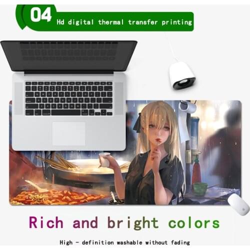 3mm Computer Mouse Pad Large Keyboard Notebook Can Be Customized E-Sports Boys/Girls Game Creative Mouse Soft Table Mat