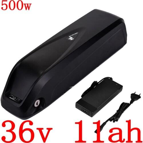36V electric bicycle battery 36V 8AH 9AH 10AH 11AH 13AH lithium battery for 36V 250W 350W 500W ebike motor with 42V 2A charger