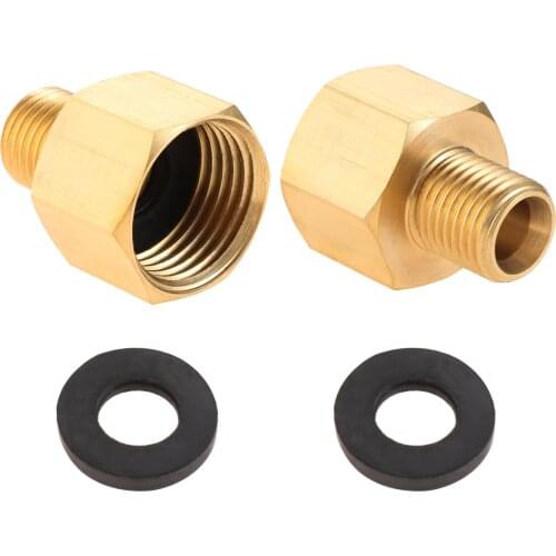 Messing 1/2 " R x 1/4"Linker LPG Gasadapter Kupfer für Gasherd Praktisch 1PC