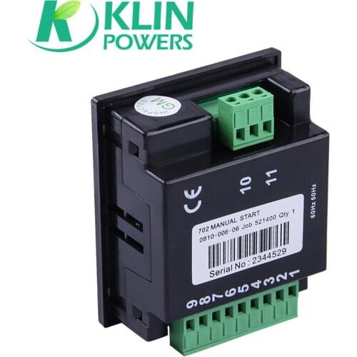 Manual start Generator Controller unit MS702 Key Start Pannel Module genset parts diesel alternator electronic controller board