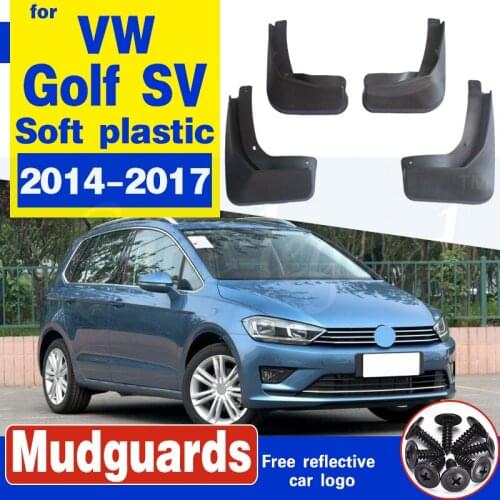 For Volkswagen VW Golf Sportsvan SV 2014~2017 Mudflap Fender Mud Guard Mudguards Splash Guards Car Front Rear wheel Accessories