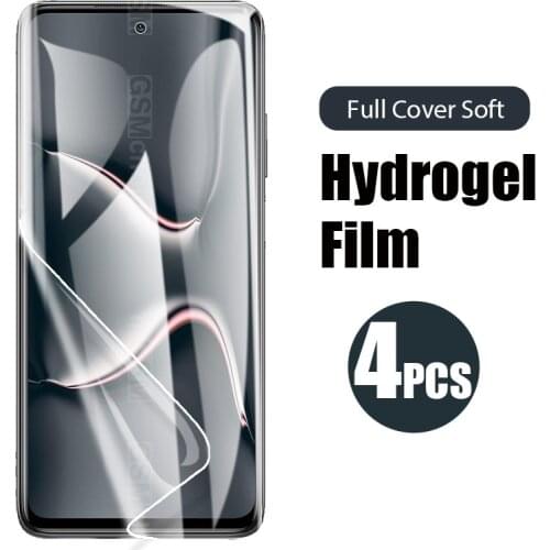 4Pcs Hydrogel Film For Xiaomi Mi 10 11 Lite Pro Ultra Screen Protector Film For Xiaomi Mi Note 10 Lite Pro Not Glass
