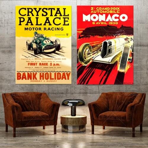 Crystal Palace Motor Racing | Retro Auto Racing | Auto sport print