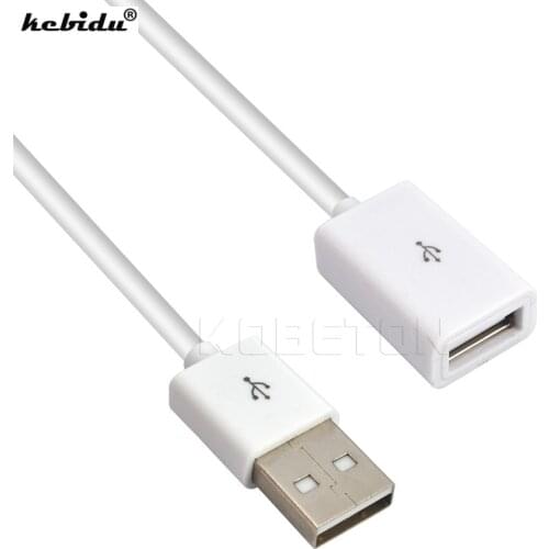 Kebidu USB 2.0 A Male to Female Extension Data Extender Charge Extra Cable for iphone 6 Plues Samsung Note4 S6 Edge Laptop Cord