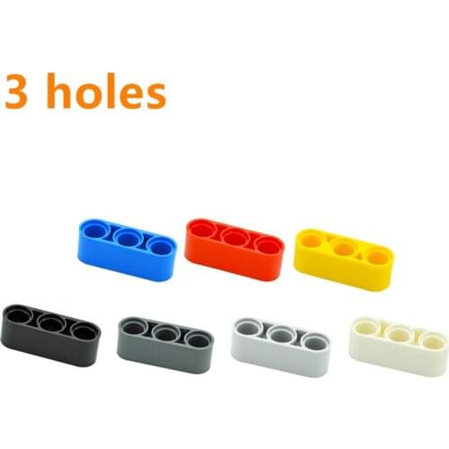 1x3 Thick Hole Arm Assembles Particles 32523 Liftarm Technical Car Parts Building Blocks Educational High-Tech Spare Toys