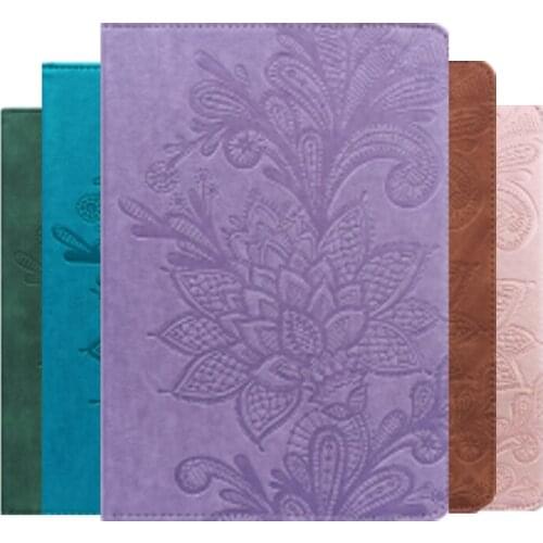 For Samsung Galaxy A7 lite 8.7 T225 T220 2021 Case Smart 3D Leather Embossed Cover Fundas Tablet Case Funda + FilmPen