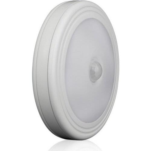 Under Cabinet Closet Magnetic Wireless Motion Sensor On/Off LED Bulb Closet LED Lamp Battery Power Stair Home Lighting Night