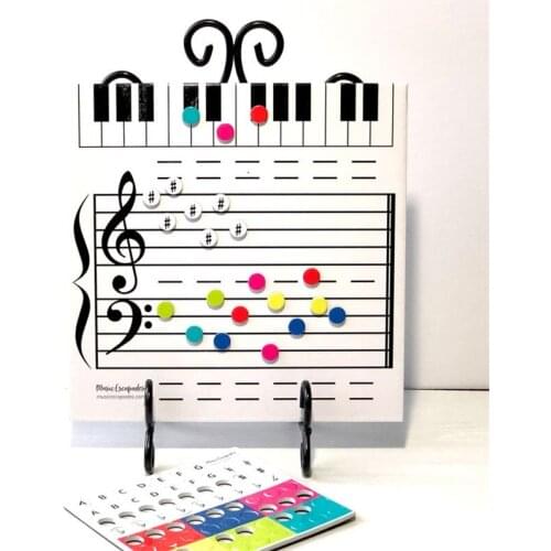 Magnetic Drawing Board Dry-Erase Board For Kids Music Piano Lessons Note Reading Classroom Teaching Early Childhood Learning Toy