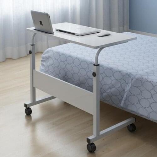 Multipurpose 80*40cm Stoving varnish desktop Laptop desk Adjustable height Computer Desks with Card slot