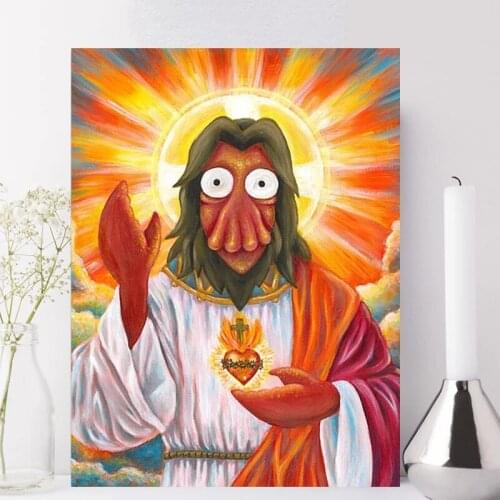 Abstract Jesuses Canvas Prints Wall Art Picture Modular Paintings for Living Room Poster on The Wall Home Decor Cuadros