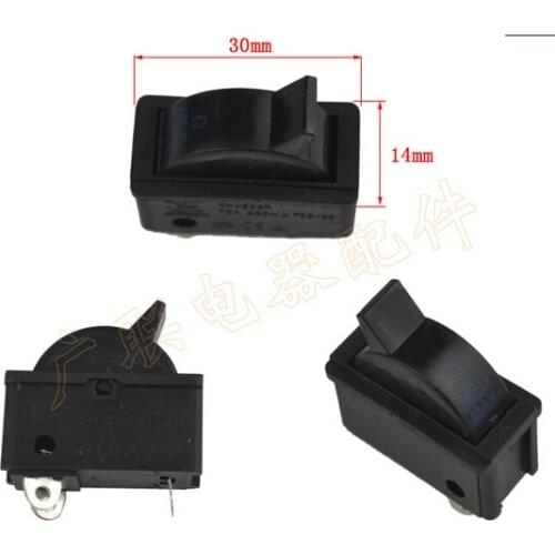 50PCS AC250V 10A Hair Dresser Rocker Switch 30*14mm