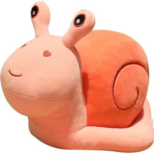 Party Gift Soft Plush Pillow Stuffed Snail Toys Cute Cartoon Toy for Girls Kids Animal Cuddle Pillow Birthday Gifts