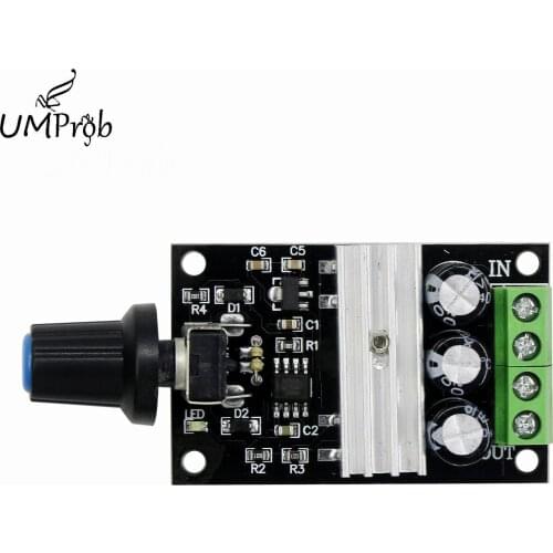 PWM DC 6V 12V 24V 28V 3A Max Motor Speed Control Module DC Motor Switch Controller