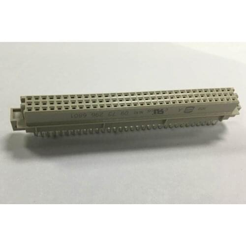 DIN 41612 Connector For Harting Right Angle female 3 ROW 96Pin German Original 09732966801