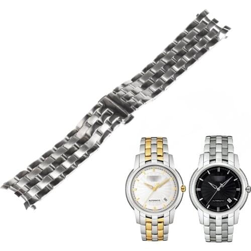 WENTULA watchbands for tissot Powermatic 1853 T97 R463 stainless steel solid band man watch bands