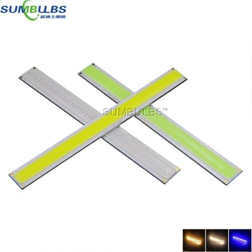 140x15mm 4W LED Strip COB Light Bulb Lamp for DIY Blue Warm White Cold White 140MM DC 12V Bar Car Lights