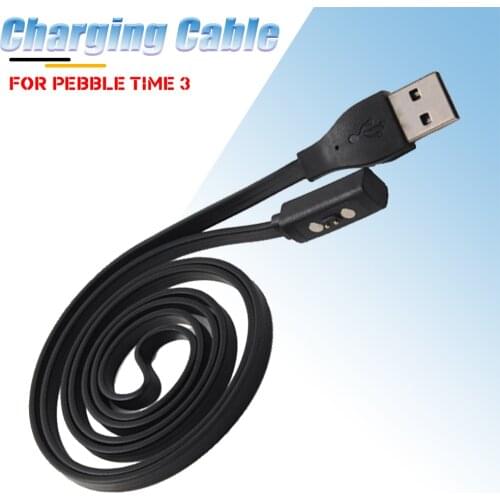 USB Smart Watch Charger Charge Cable Adapter Safety Fast Charging Power Portable Charger Accessories For Pebble Time 3 / Time3
