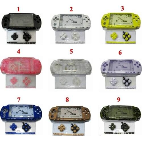 14 Colors for PSP 2000 PSP2000 Old Version Game Console replacement full housing shell cover case with buttons kit