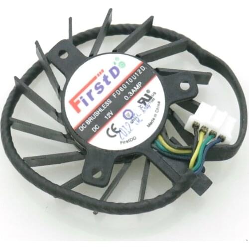 FD6010U12D DC 12V 0.3A 45mm 27*27*27mm Cooling Fan For NVIDIA Graphics Video Card Fan 4Pin