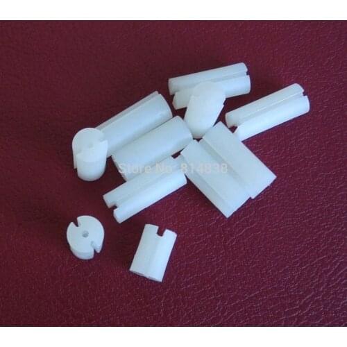 Wkooa Dia. 6.3mm L = 17mm LED Spacer Support Hood PCB Board Mount Three Holes