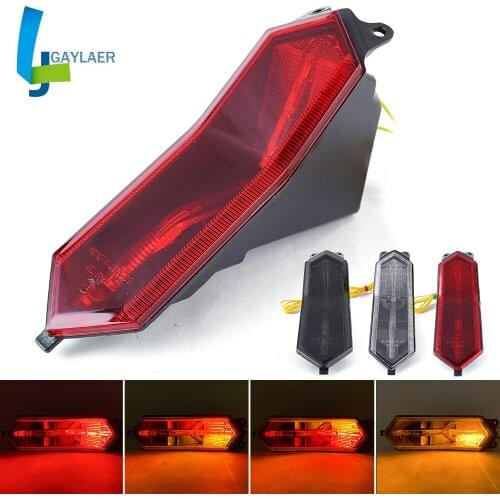 Tail Light Integrated Turn Signals Brake Lamp for Yamaha YZF R6 2017-2021 R1 2015-2021 R7 2021 Motorbike Tail Turn Flasher Lamp